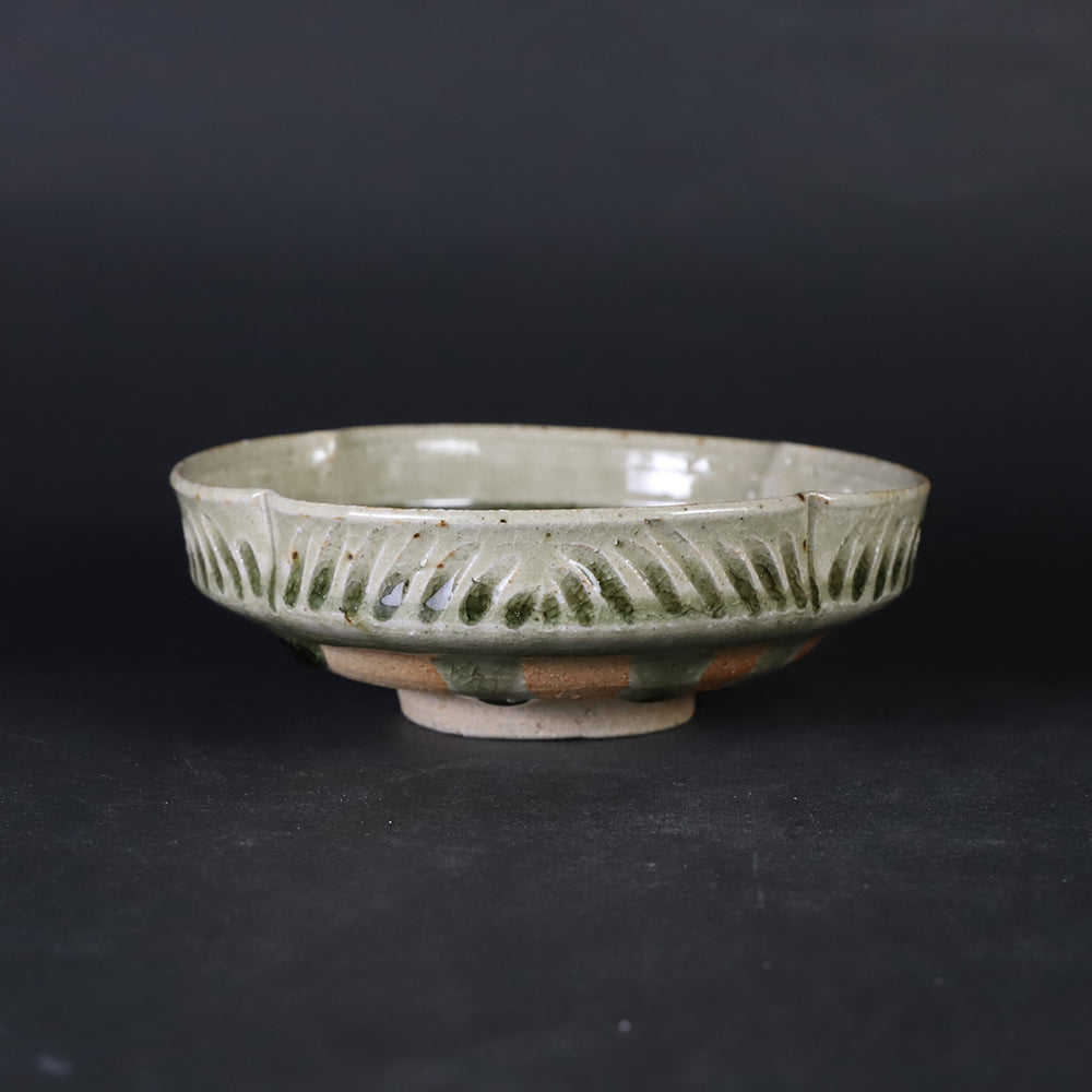 唐津焼★花台付き 田倉漆芸 花台 つばき平台 15号 黒檀調 24-69-5 1個（直送品