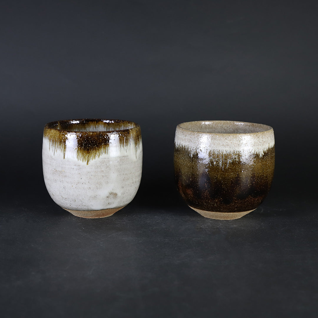 中里太郎右衛門窯 唐津猪口（大・2客組） – ギャラリー一番館