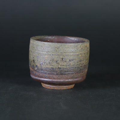 Karatsu Nanban sake cup 2 by Nakazato Taki