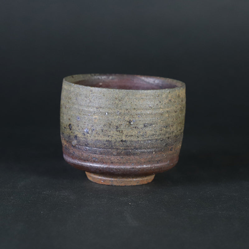 Karatsu Nanban sake cup 2 by Nakazato Taki