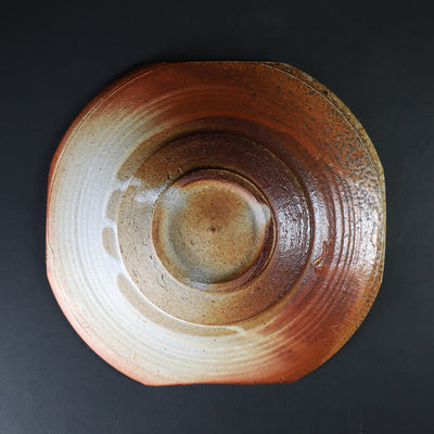 Myers Shino square plate by Takashi Nakazato