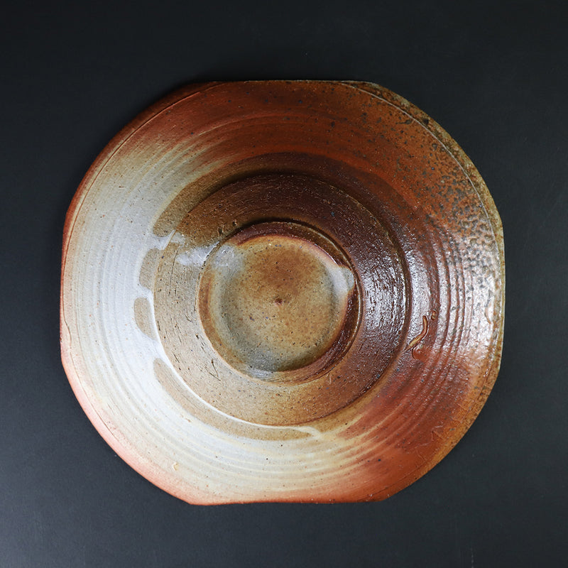 Myers Shino square plate by Takashi Nakazato