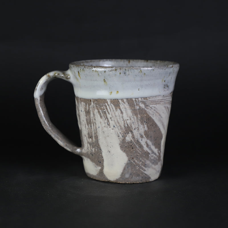 福田和祐　作　唐津刷毛目マグカップ