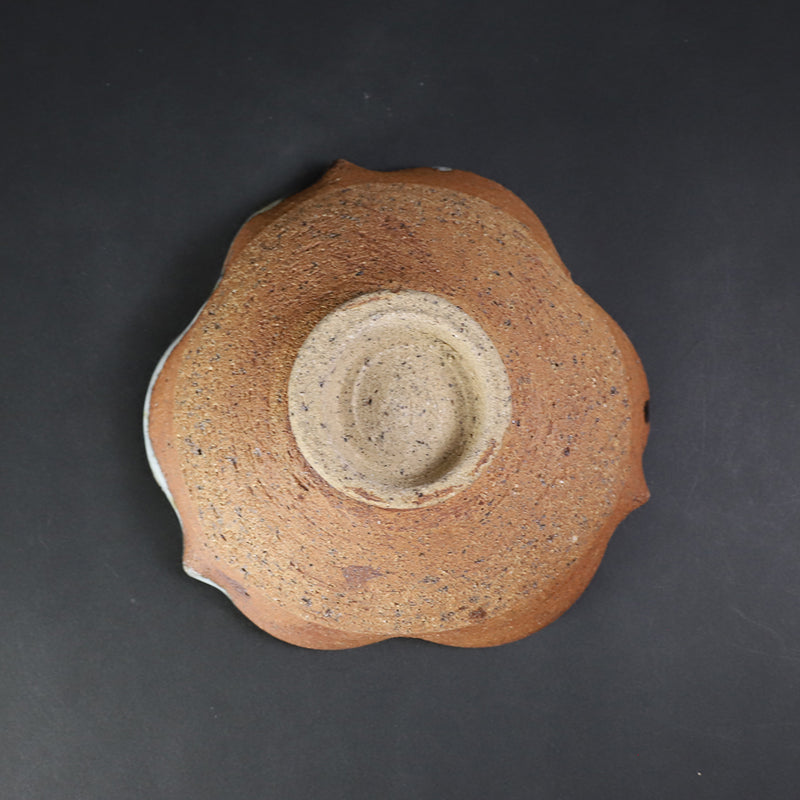 福田和祐　作　朝鮮唐津杓掛小鉢