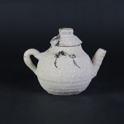 梶原靖元　作　紫香楽急須　No.105