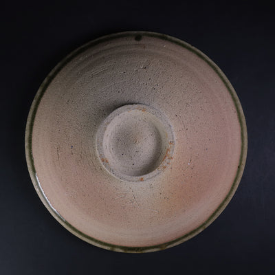 Shuichi Okamoto's Blue Karatsu Flower Design Bowl No.26