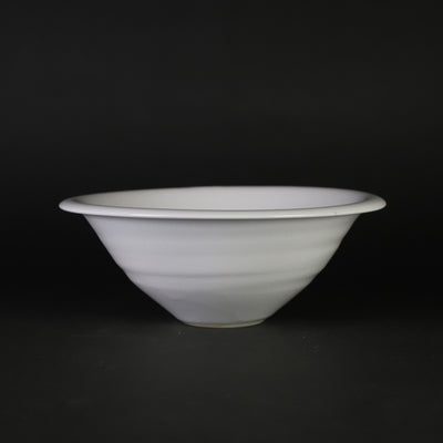 White porcelain bowl by Kenta Nakazato