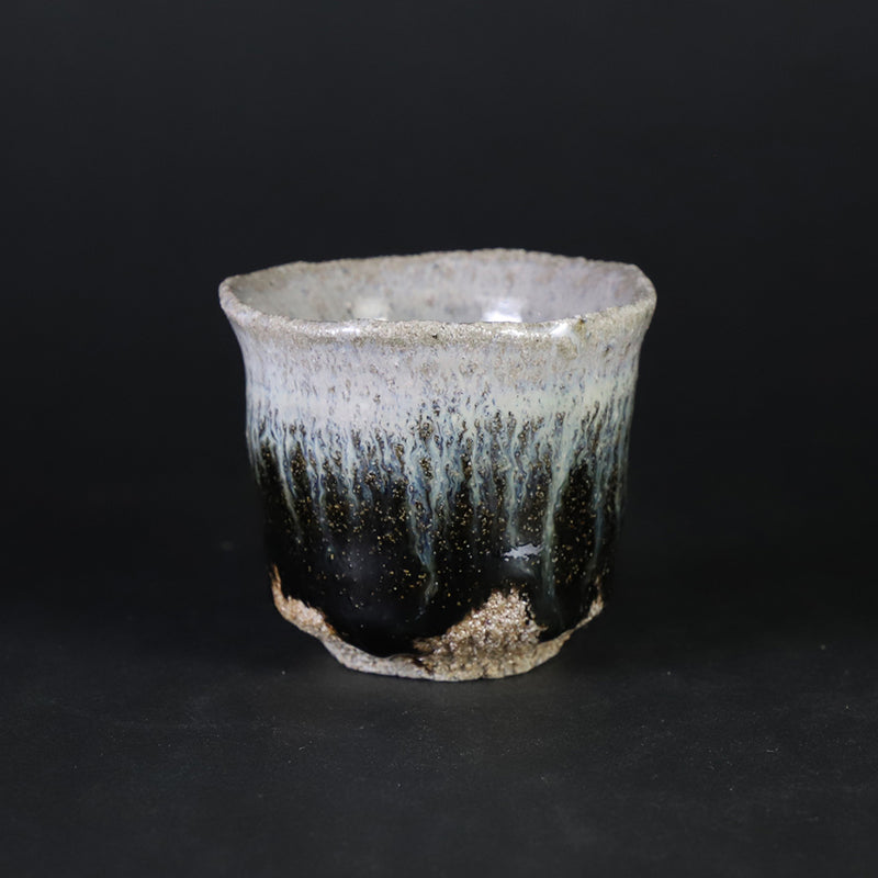 Korean Karatsu sake cup by Sakurei Okamoto (No. 27)