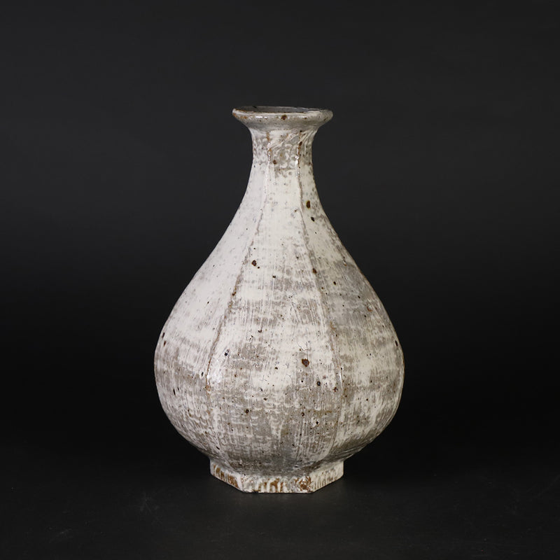 Mishima Hexagonal Sake Bottle No.40 by Shintaro Uchimura