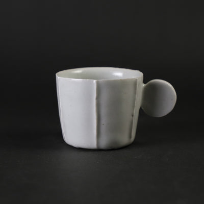 Soichiro Maruta white porcelain cup and saucer (small) 1