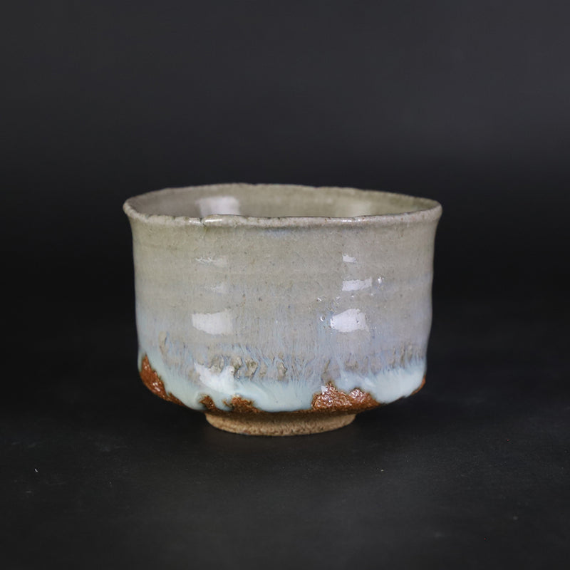 Ash-glazed sake cup No.6 by Shuichi Okamoto