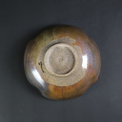 Yukiko Tsuchiya's Black Karatsu Square Plate