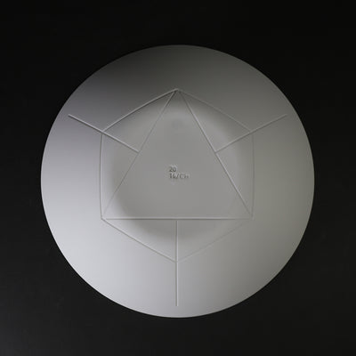 2016/    Deep Plate 180 White
