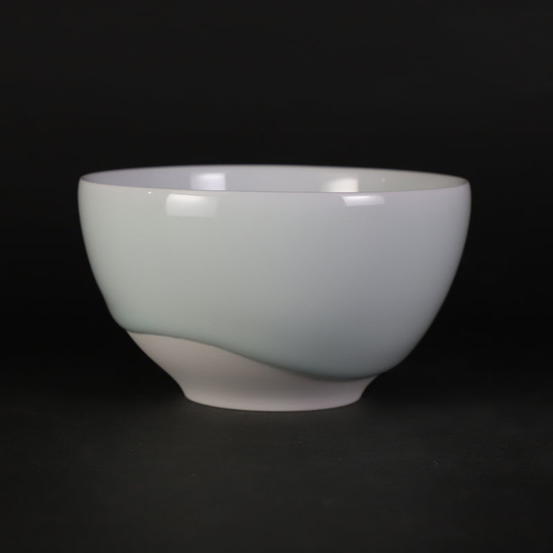 百田暁生　作　青白磁茶器(大)