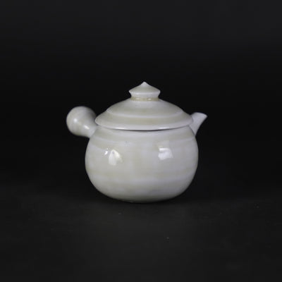 梶原靖元　作　素瓷急須　No.1