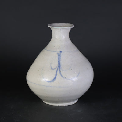 Blue and white sake bottle No.17 by Maruta Soichi Gallery