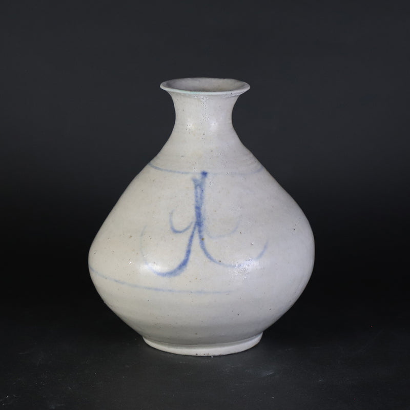 Blue and white sake bottle No.17 by Maruta Soichi Gallery