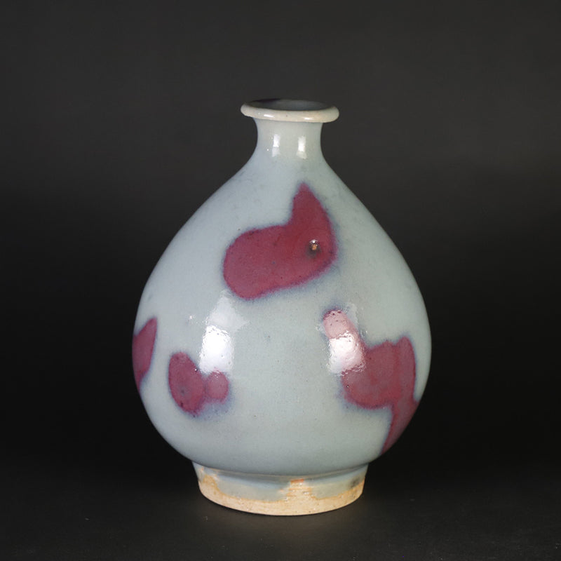Karatsu Jun Kiln Sake Bottle by Sakurei Okamoto (No. 12)