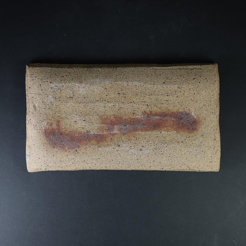 Karatsu ceramic tile by Kazusuke Fukuda