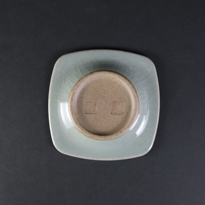 Kosengama Nabeshima Celadon Crazy Tea Saucer