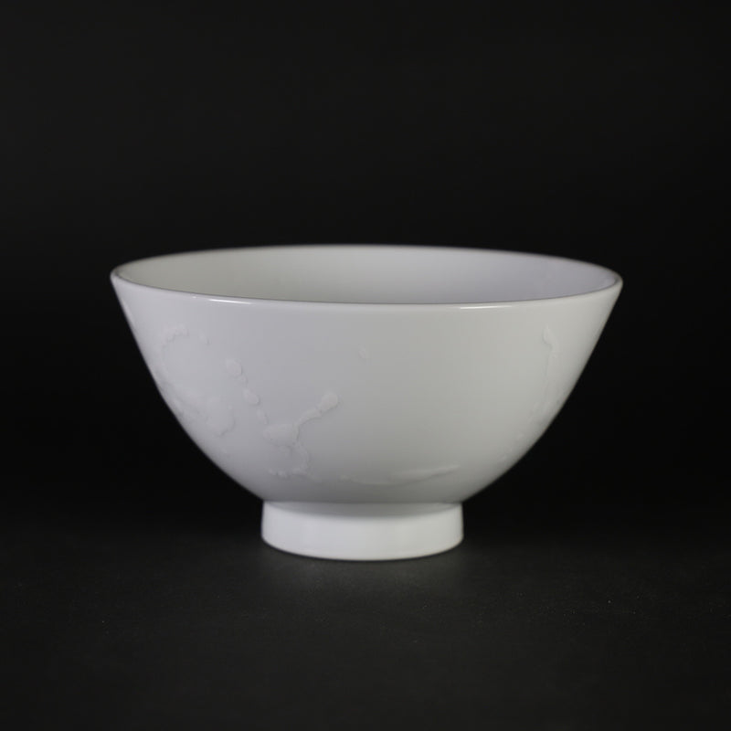 Yuki Inoue Product Dripping glaze rice bowl (medium) / White
