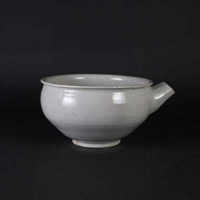 石井義久　作  白磁片口 No.56
