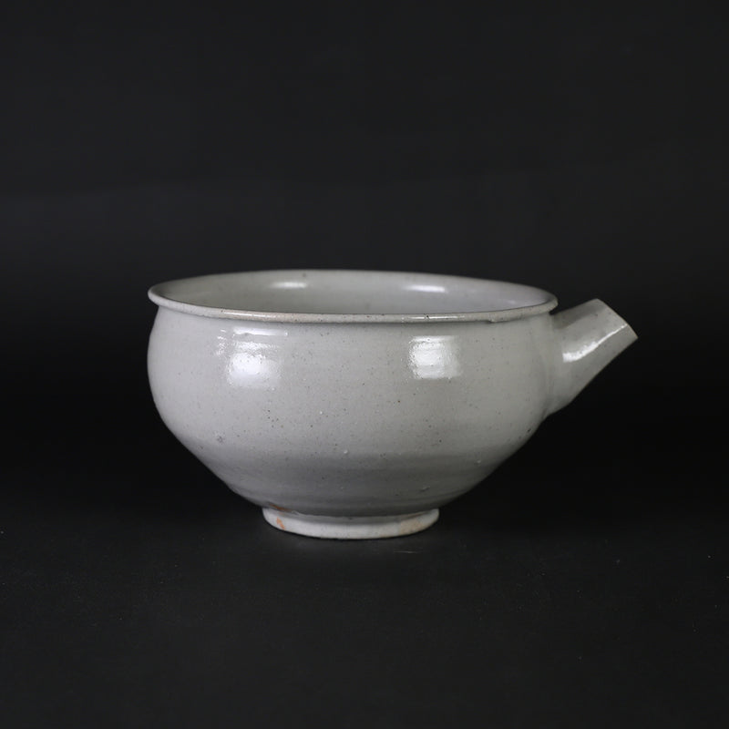 石井義久　作  白磁片口 No.56