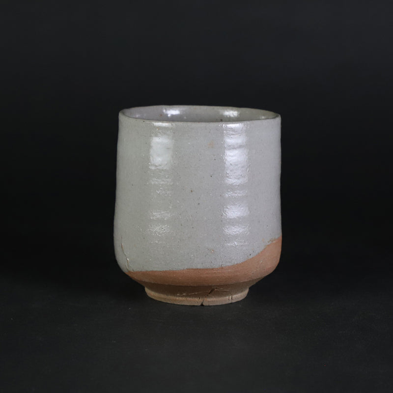 Painted Karatsu teacup No.5 by Naoto Yano