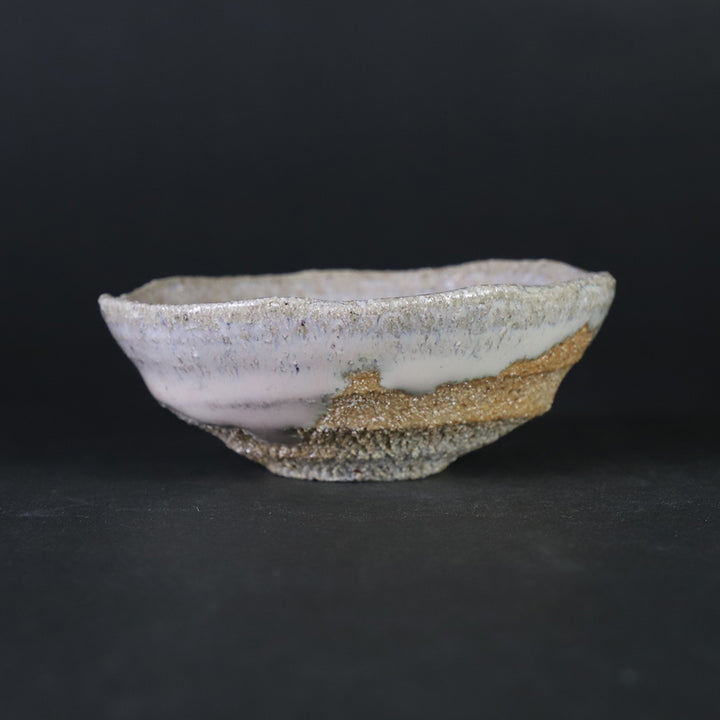 陶芸家　作家物　岡本作礼　斑唐津　ぐい呑　酒器　酒盃　筒盃 陶芸家 作家物 岡本作礼 斑唐津 ぐい呑 酒器 酒盃 筒盃 Amazon.