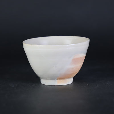 秋田菫　作　白瓷ぐい呑