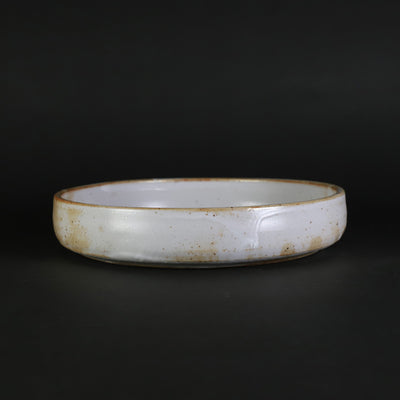 Yukiko Tsuchiya's work Feldspar glaze 5.5 inch flat bowl