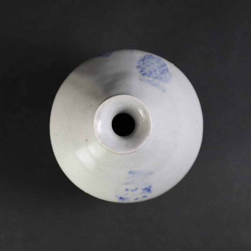 丸田宗一廊　作　染つけ壷絵徳利　No.4