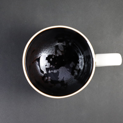 Yuki Inoue Tenmoku Silver Drop Mug Cup