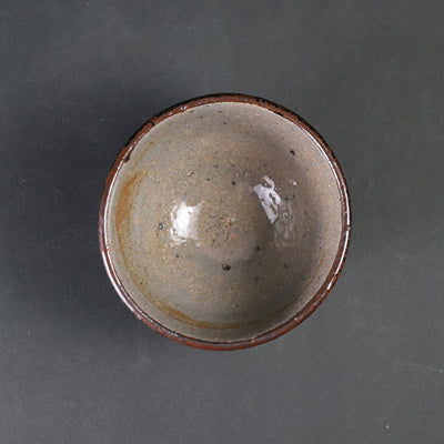 Painted Karatsu sake cup by Nakazato Taki
