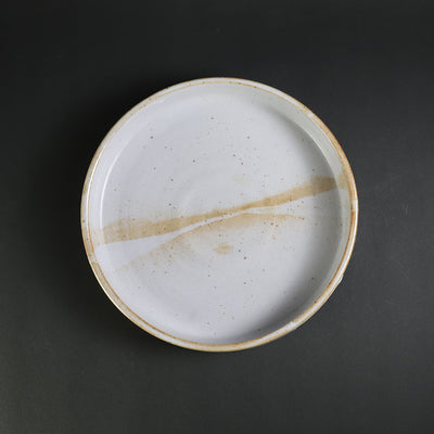 Yukiko Tsuchiya's work Feldspar glaze 5.5 inch flat bowl