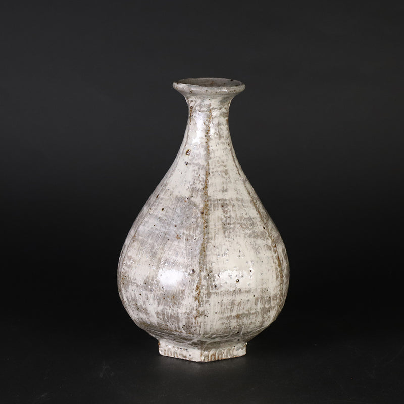 Mishima Hexagonal Sake Bottle No.40 by Shintaro Uchimura