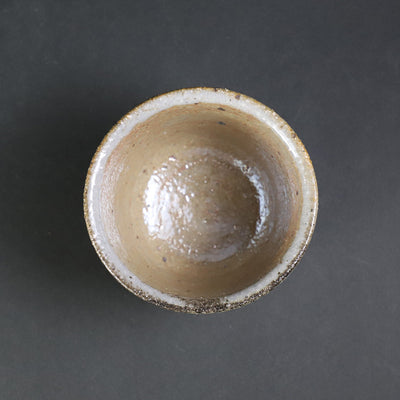 Yukiko Tsuchiya's work Feldspar glaze sake cup 1