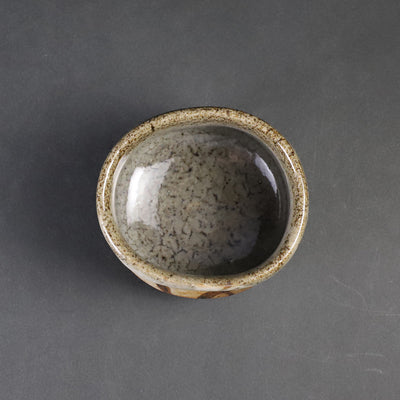Nakazato Taroemon Kiln Oribe Karatsu Sake Cup (Susuki)
