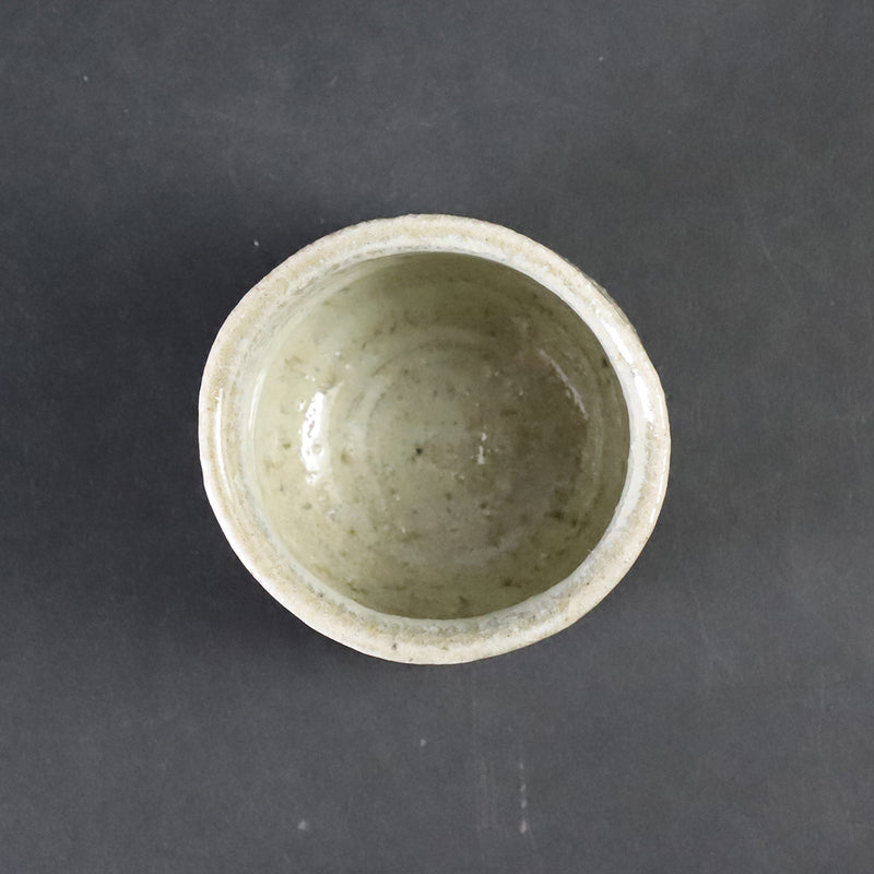 Spotted sake cup by Kota Tanaka