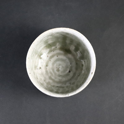 Black leopard glaze teacup No.13 by Yasumoto Kajiwara