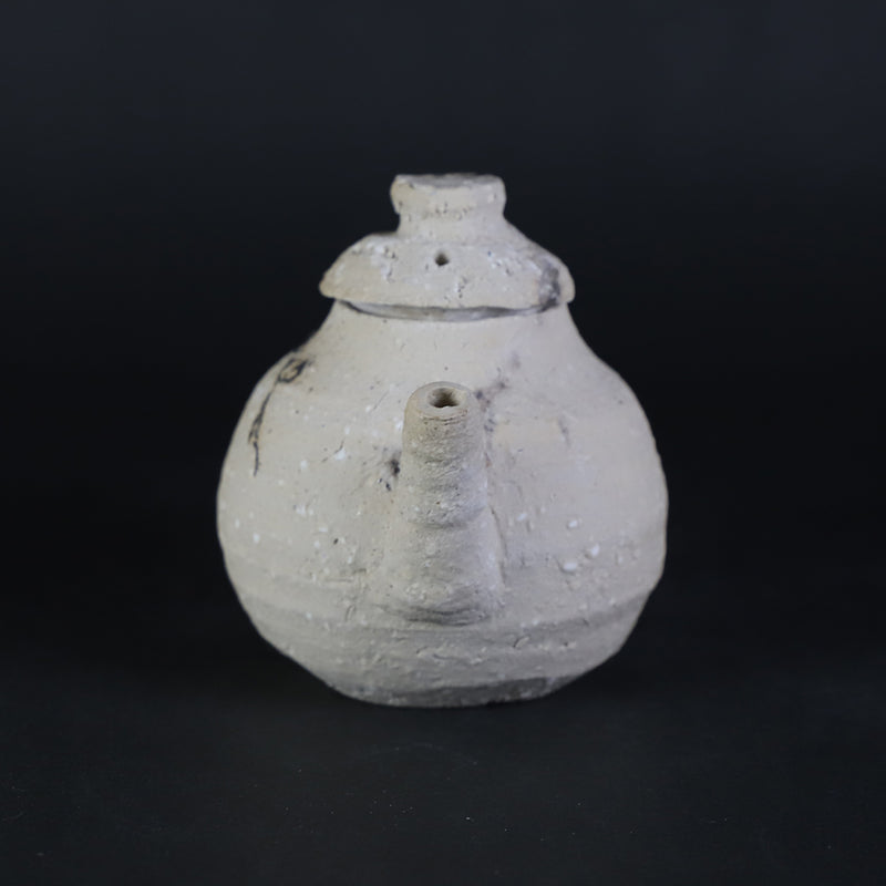 梶原靖元　作　紫香楽急須　No.105