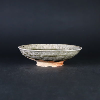 Yasumoto Kajiwara's Black Leopard Glazed Plate No.12