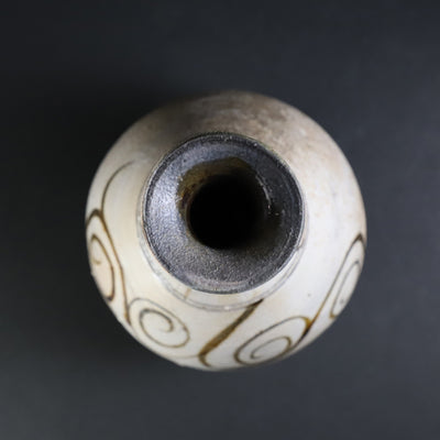 Shintaro Uchimura's work, Keiryu mountain ash covered vase No.5