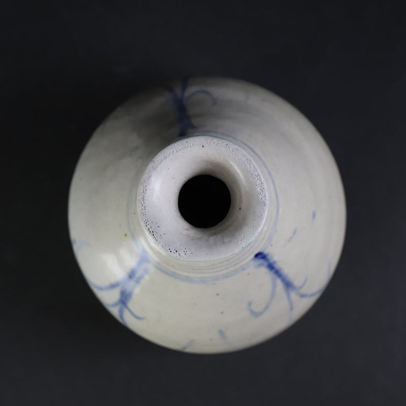 Blue and white sake bottle No.17 by Maruta Soichi Gallery