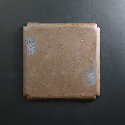 Set of black Karatsu arhat plates by Munehiko Maruta