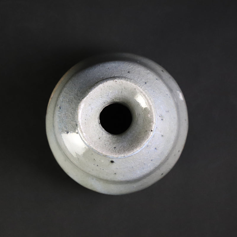 Madara Karatsu Sake Bottle No.39 by Yasumoto Kajiwara
