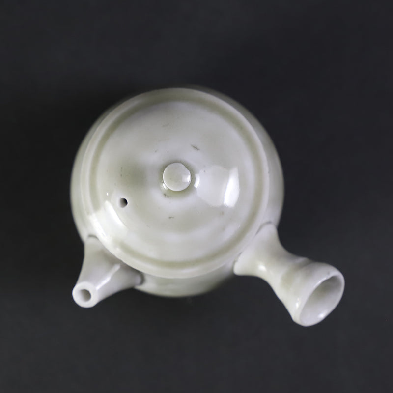 梶原靖元　作　素瓷急須　No.99