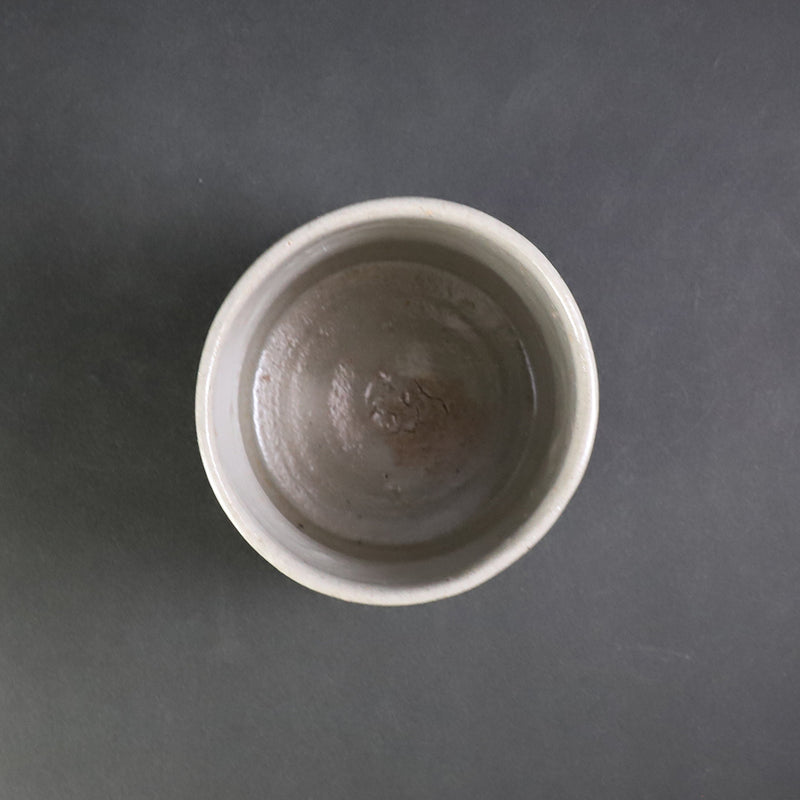 Painted Karatsu teacup No.5 by Naoto Yano