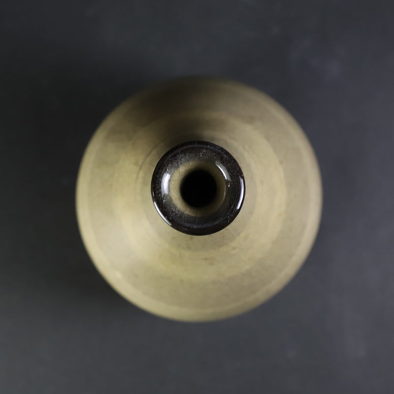 岡本修一　作　絵唐津刷毛目徳利　No.42