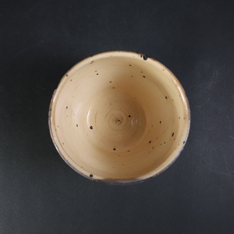 中里隆　作　唐津絵粉引蕎麦猪口